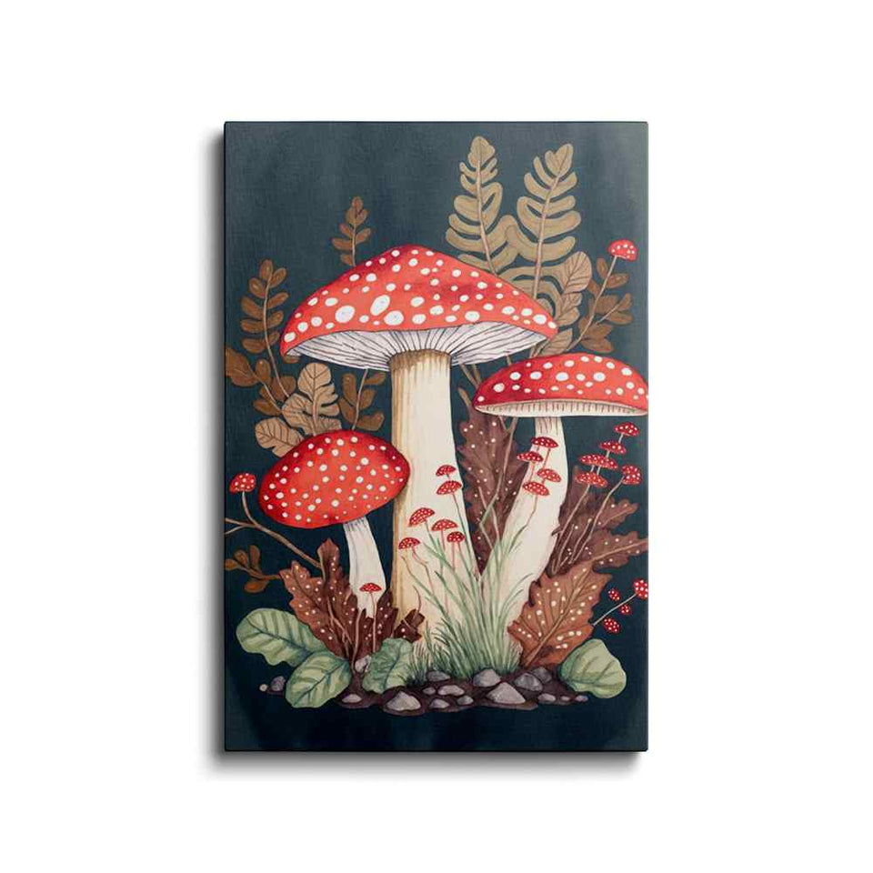 Colourful Mushroom Art