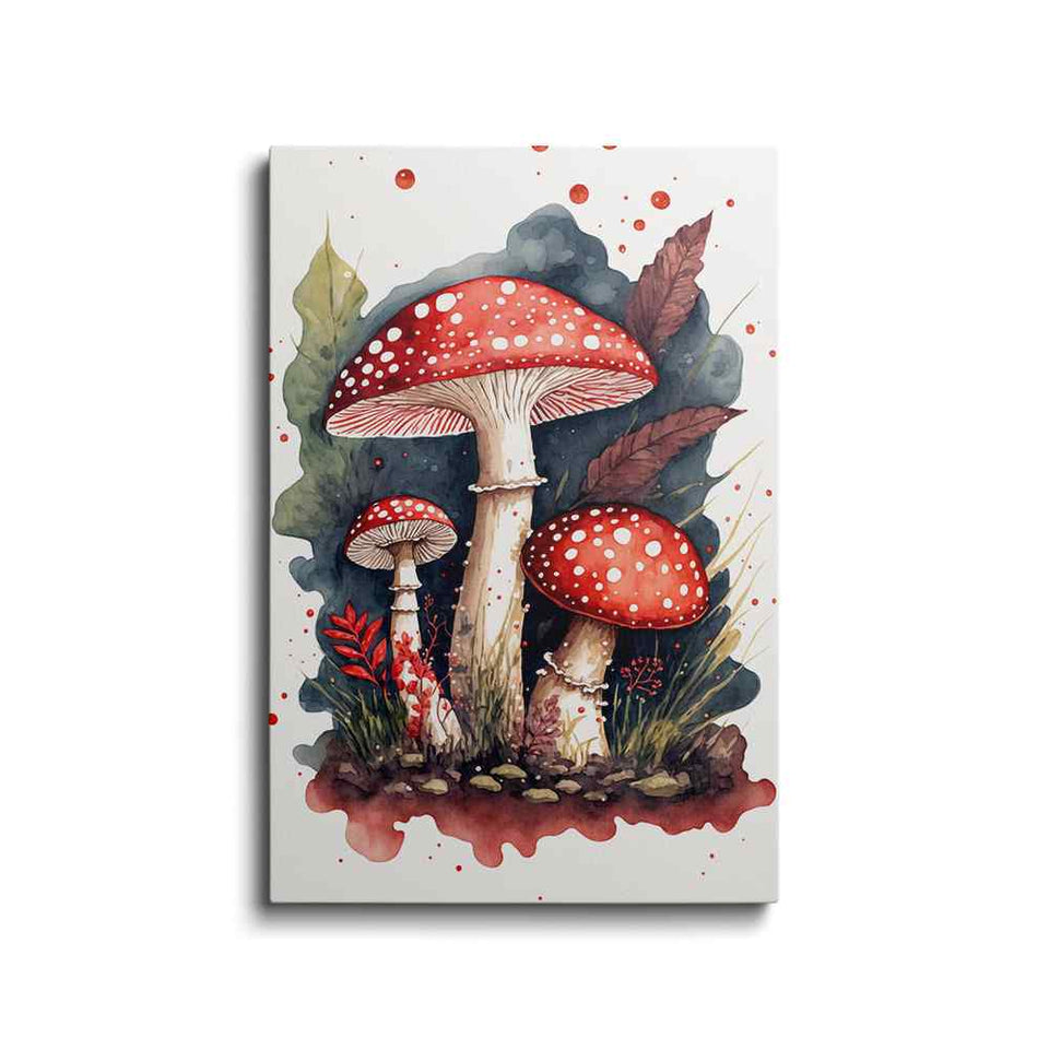 Red Mushroom Fly Agaric Art