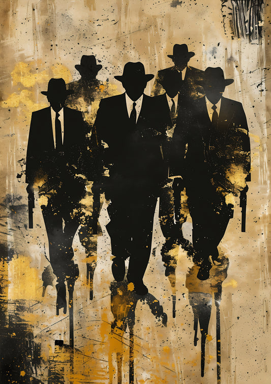 shadow of gangster wall poster anciq