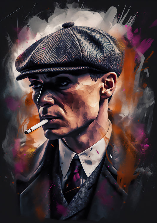 smoking thomas shelby wall poster anciq