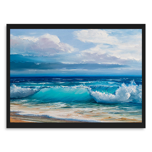 Serenity Shore Canvas Wall Painting