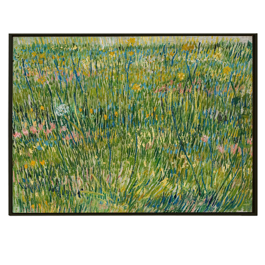 A Patch of Inspiration: Van Gogh’s Ode to the Natural World “Patch of Grass” stunning painting Artwork Canvas Print