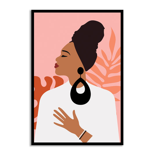 women silhouette boho art from anciq