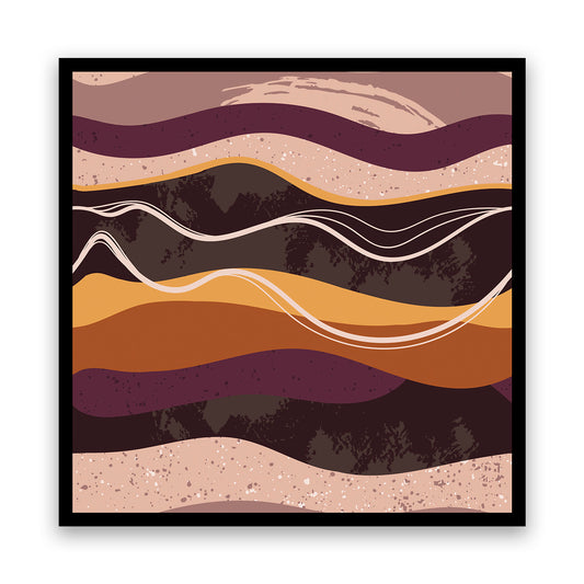 Earthy Waves: Rich Layers and Flowing Lines in Harmony