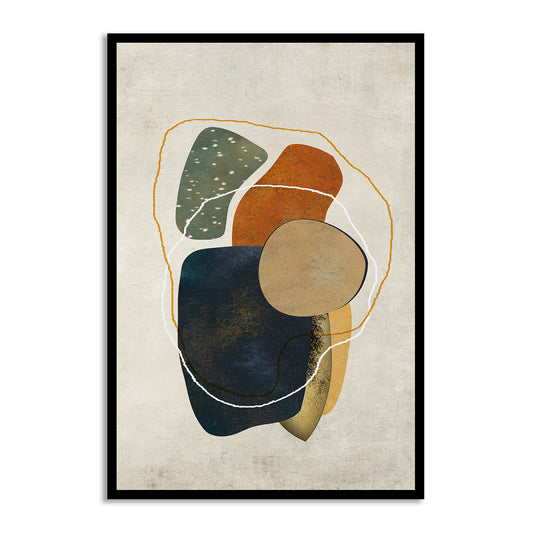 Modern Boho Art: Earthy Tones and Organic Shapes Unite