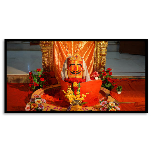 Divine Temple Artwork - Vibrant Hindu Deity Wall Art Decor