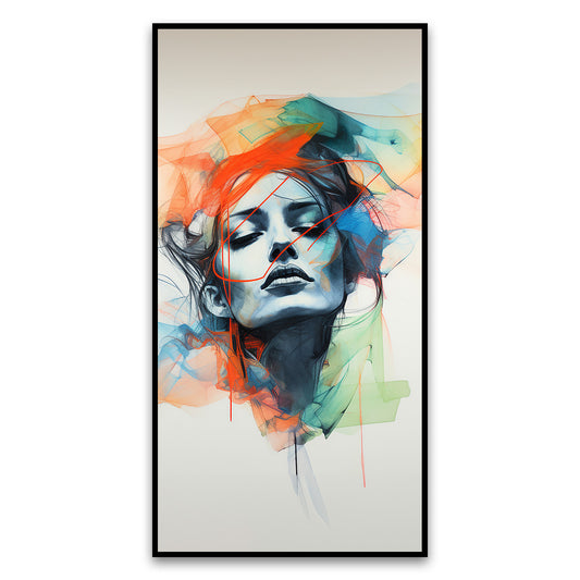 Abstract drawing woman Canvas Wall Painting for Living Room, Bedroom, Office.