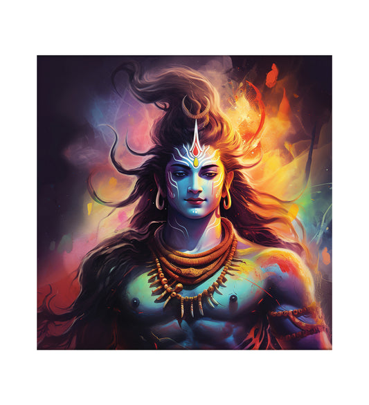 A Canvas Fit for a Yogi: Discover the Perfect Mahadev Canvas Painting for Your Meditation Space