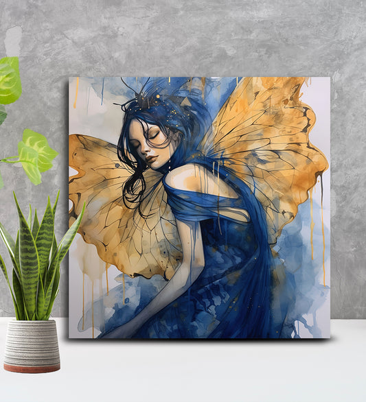 A Spark of Whimsy: The Animated Butterfly Girl's Captivating Canvas