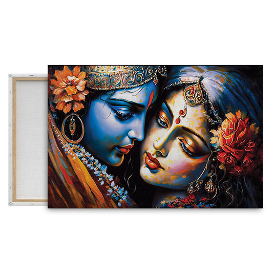 Eternal Love of Radha and Krishna Wall Painting