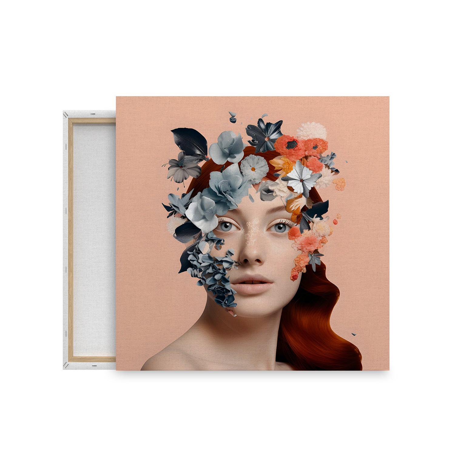 floral boho art from anciq