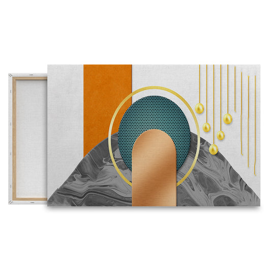 Abstract Geometric Harmony Wall Painting