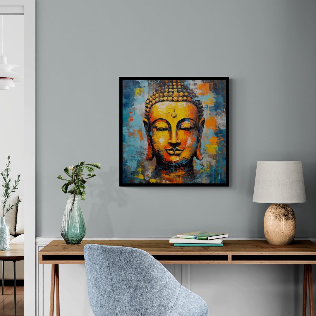 Gautam buddha artwork canvas art print from anciq