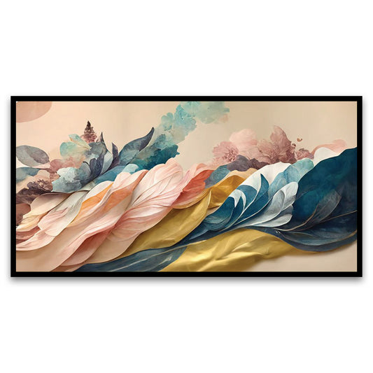 Canvas with Acrylic Painting for Wall Decoration Art Prints Abstract art Floating Frame Wall Paintings