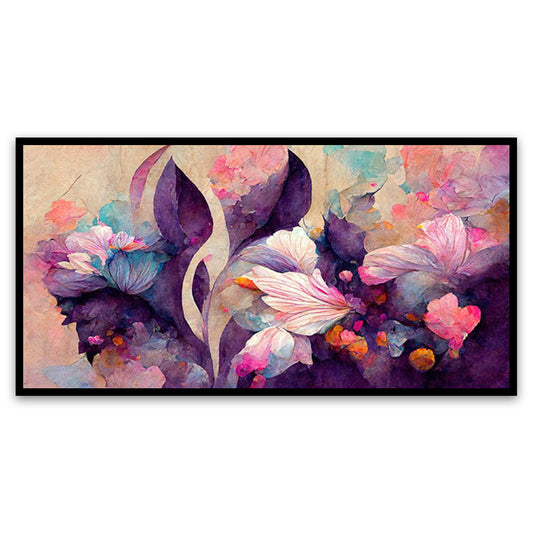 Purple and Pink Haze Canvas Painting