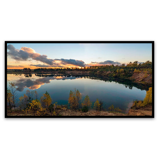 Still Lake Canvas Painting Artwork