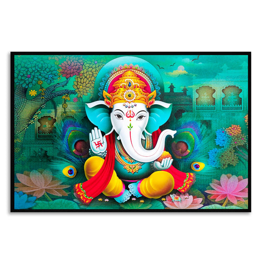 Ganesha, the Remover of Obstacles Canvas Wall Painting