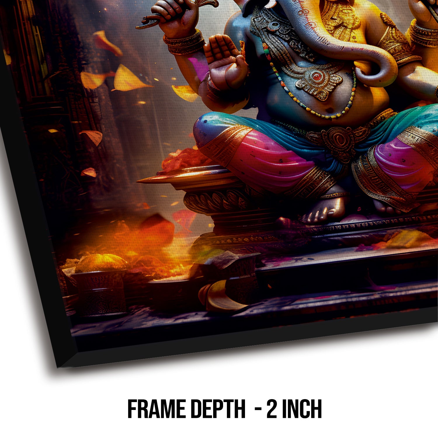 Lord Ganesha Canvas Painting 